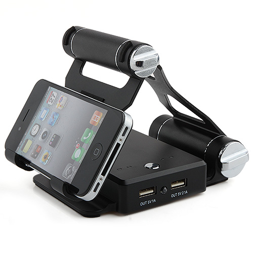 dual usb metal mobile
