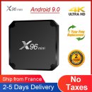 Amlogic S905W Quad-Core Set Top Box X96MINI Android 9.0 TV Box 1G 8G/2G 16G 5 Core/ Mali-450 Media Player WiFi 4K H.265 Video Player Rapid Delivery