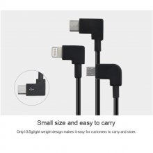 DJI Mini 2 Controller Micro USB Type-c IOS Android OTG Data Cable 30CM For DJI Mavic Air 2 Tablet Holder Line Accessory