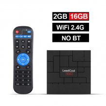 Leadcool Max Android 9.0 TV Box Bluetooth WIFI décodeur 2G 16G RK3318 Quad-Core Media Player