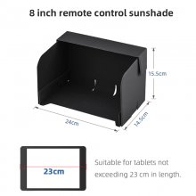 8-inch flat-panel bracket sunshade, effectively preventing glare and interference under strong outdoor light