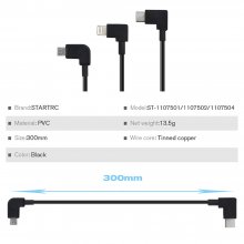 DJI Mini 2 Controller Micro USB Type-c IOS Android OTG Data Cable 30CM For DJI Mavic Air 2 Tablet Holder Line Accessory