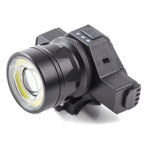 350LM COB LED Bike Headlight Aluminum Alloy Front Light Bicycle Headlamp