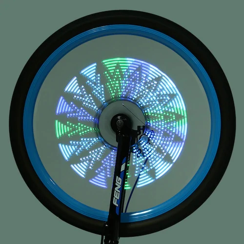 14 LEDs USB Charging Bicycle Bike Spoke Light Lamp